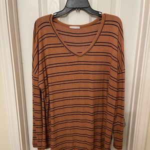 Rust Striped Tee